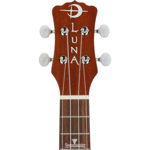  Luna Tattoo Spruce Concert Ukulele - Satin Natural