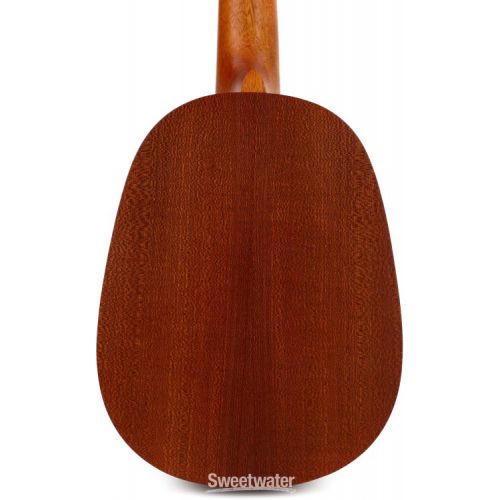  Luna Vintage Mahogany Pineapple Soprano Ukulele - Satin Natural