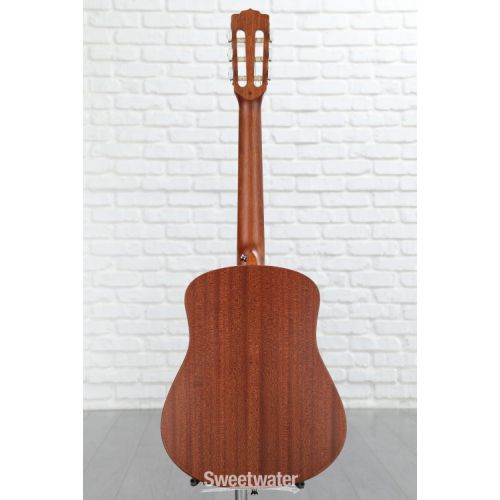  Luna Safari Spruce Travel Nylon Guitar - Satin Natural