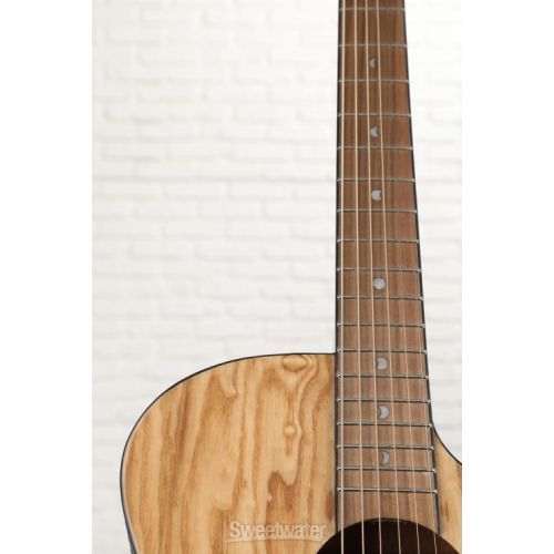 Luna Gypsy Quilted Ash Acoustic-electric Guitar - Gloss Natural