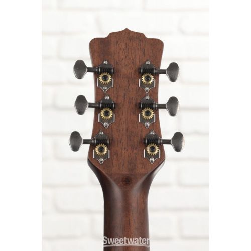  Luna Safari Art Vintage Travel Guitar - Distressed Vintage Brownburst