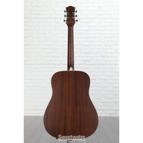  Luna Art Vintage Acoustic Guitar - Distressed Vintage Brownburst