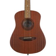 Luna Safari Muse Mahogany Travel Guitar - Satin Natural