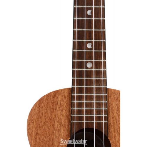  Luna Lizard Mahogany Concert Left-handed Ukulele - Satin Natural