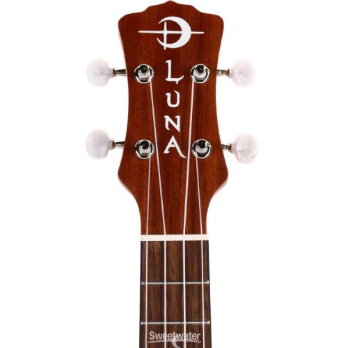  Luna Lizard Mahogany Concert Left-handed Ukulele - Satin Natural