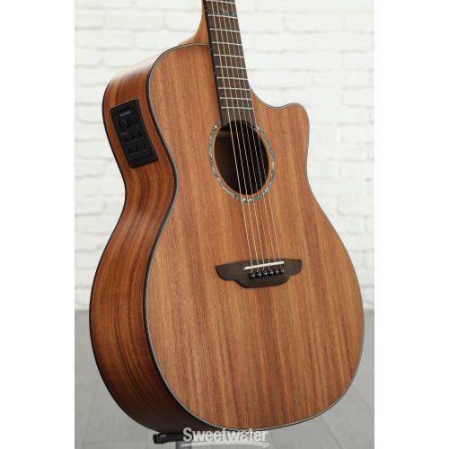  Luna High Tide Koa Grand Concert Acoustic-electric Guitar - Satin Natural