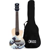 Luna Great Wave Concert Ukulele - Great Wave Graphic