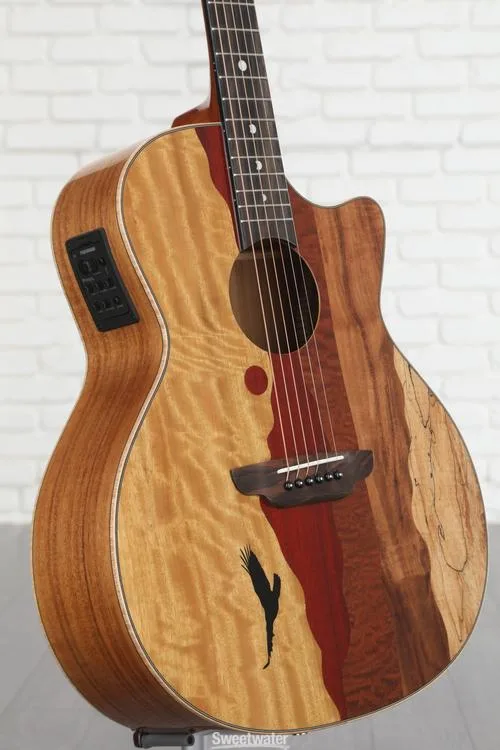 Luna Vista Eagle Acoustic-electric Guitar - Gloss Natural