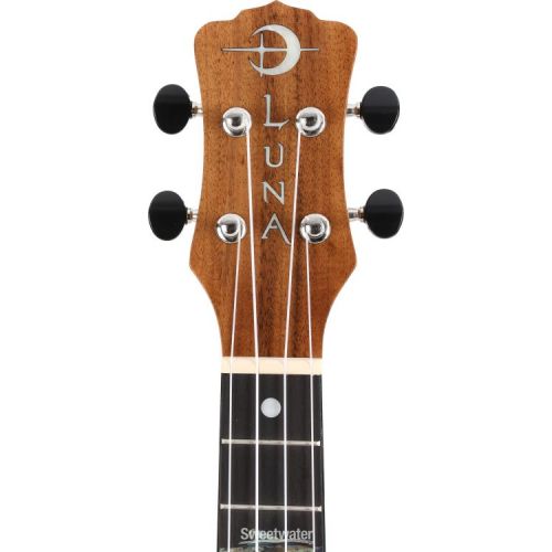  Luna High Tide Koa Tenor Ukulele Acoustic-electric Ukulele - Satin Natural