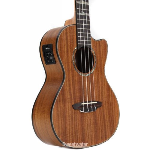  Luna High Tide Koa Tenor Ukulele Acoustic-electric Ukulele - Satin Natural