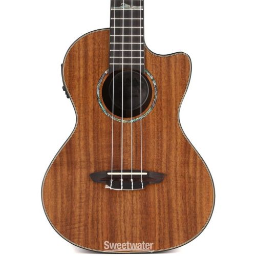  Luna High Tide Koa Tenor Ukulele Acoustic-electric Ukulele - Satin Natural