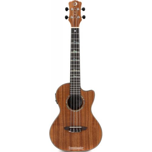  Luna High Tide Koa Tenor Ukulele Acoustic-electric Ukulele - Satin Natural