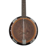 Luna Celtic 6-string Banjo - Tobacco Burst