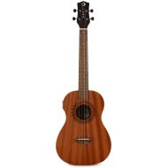 Luna Vintage Mahogany Baritone Ukulele A/E - Satin Natural