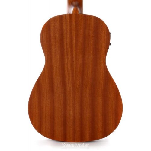  Luna Vintage Mahogany Baritone Ukulele A/E - Satin Natural