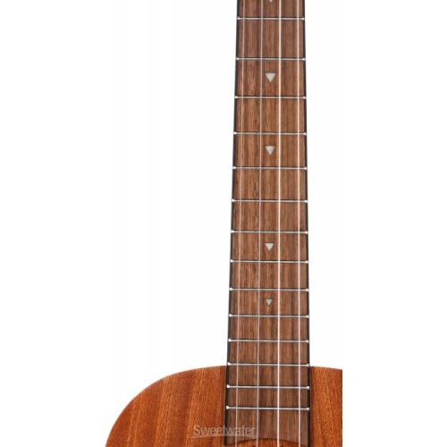  Luna Vintage Mahogany Baritone Ukulele A/E - Satin Natural