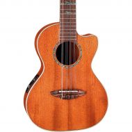 Luna Guitars},description:Lunas High Tide tenor 8-string ukulele takes its inspiration from the full moon at the first fret which causes the abalone wave fret markers below it to r