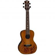 Luna Guitars},description:To the early Hawaiians, the moo (lizards) were a symbol of spirituality and good fortune. Shape-shifting and agile, lizards are one of the oldest and most
