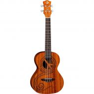 Luna Guitars Maluhia Peace Tenor Ukulele Satin Natural