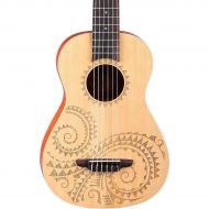 Luna Guitars},description:The Tattoo 6 String is for any guitar players who secretly covet the portability & convenience of a uke. You can stash it in your cubicle, your car, on th