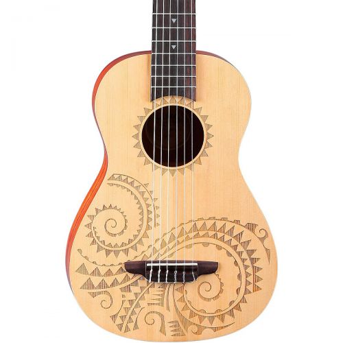  Luna Guitars},description:The Tattoo 6 String is for any guitar players who secretly covet the portability & convenience of a uke. You can stash it in your cubicle, your car, on th