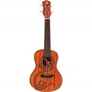 Luna Guitars},description:Peace begins with a smile. Mother TeresaMaluhia means peace in Hawaiian. The Peace design on this concert uke is a very special one for those at Luna as i