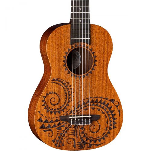  Luna Guitars},description:The Tattoo 6 String is perfect for any guitar player who wants the portability and convenience of a uke. You can stash it in your cubicle, your car, on th