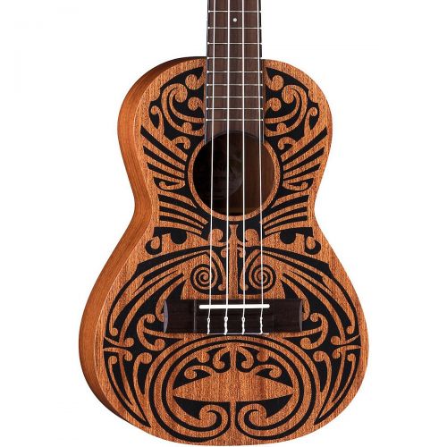  Luna Guitars},description:Lunas mahogany ukuleles combine the best of traditional profiles and wood selection with Hawaiian body ornamentation, entwined guardian spirits, and conte