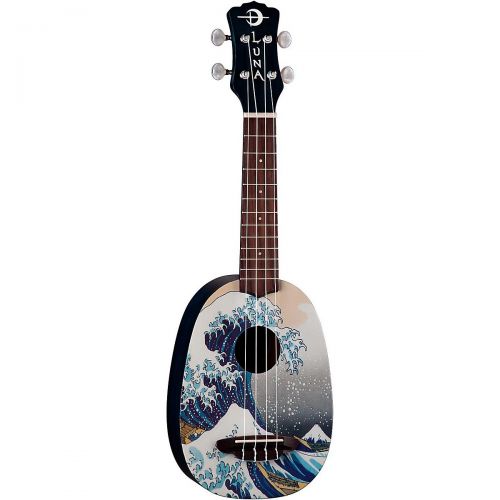  Luna Guitars},description:The Great Wave off Kanagawa (1830-1833), also known as The Great Wave is a woodblock print by the Japanese artist Hokusai. Copies of the print are in many
