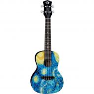 Luna Guitars},description:Beautifully handcrafted from select mahogany, this ukulele boasts quality construction to match its sound and stunning design. Whether looking for a ukule