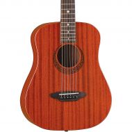 Luna Guitars},description:Luna Guitars Safari Muse guitar is a 34 dreadnought travel acoustic featuring a mahogany top, back and sides, as well as a Celtic laser etching around th