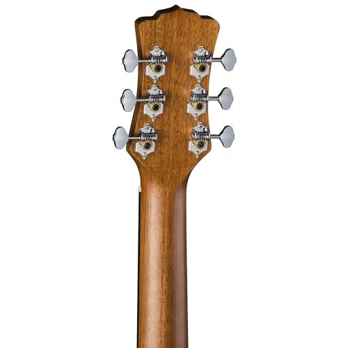  Luna Guitars Luna High Tide Grand Concert Cutaway Acoustic/Electric Guitar, Exotic Mahogany