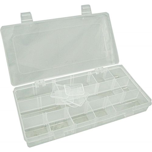  [아마존베스트]Storage Carry Case With 4 Adjustable Compartment Storage Boxes, Fishing Tackle Box, Lunar Box 