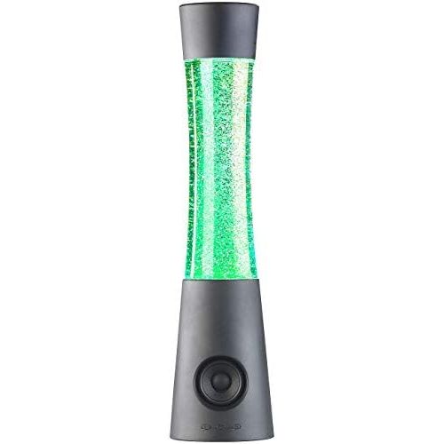  Besuchen Sie den Lunartec-Store Lunartec Glitterlampe: Tornado-Lampe mit Lautsprecher, RGB-LEDs, Glitzer, Bluetooth & AUX-In (Lavalampe Tornado)