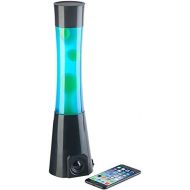 Besuchen Sie den Lunartec-Store Lunartec Box, Bluetooth: Lavalampe gruen/blau mit 10-Watt-Lautsprecher, Bluetooth 4.1 und AUX-In (Lava-Leuchte)