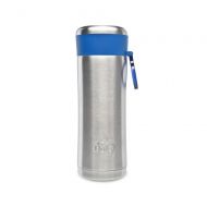 LunchBots Insulated Kids Water Bottle (12oz) - Keeps Drinks Cold for 24 Hours - Lightweight Stainless Steel - Double Walled, Dishwasher Safe and Durable - Blue