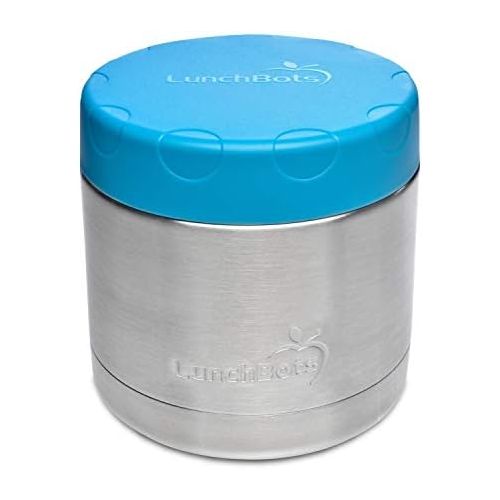  [아마존베스트]LunchBots 16oz Thermal Stainless Steel Wide Mouth Thermos - Insulated Container with Lid Keeps Food Hot or Cold for Hours - Leak-Proof Portable Thermal Food Jar is Ideal for Soup -