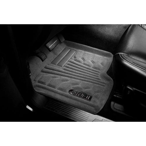  Lund 583002-G Catch-It Carpet Grey Front Seat Floor Mat - Set of 2