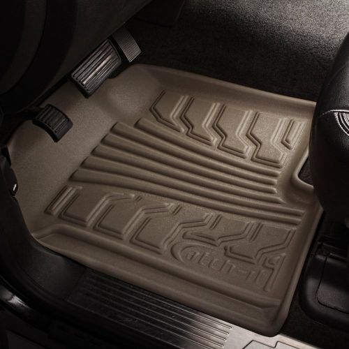  Lund 283002-G Catch-It Vinyl Grey Front Seat Floor Mat - Set of 2