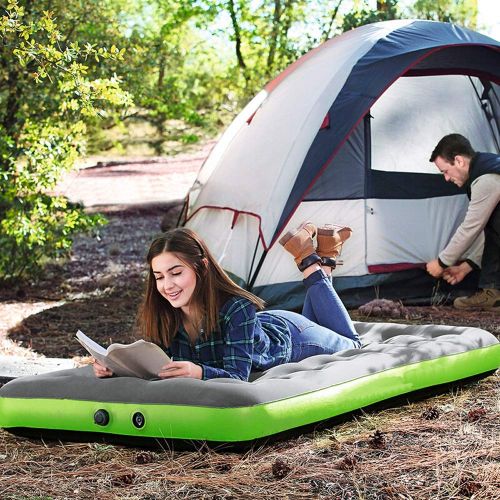  Lunvon LSX Inflatable Mattress Single Household air Bed Office Lunch Bed Siesta Bed Outdoor Portable Bed