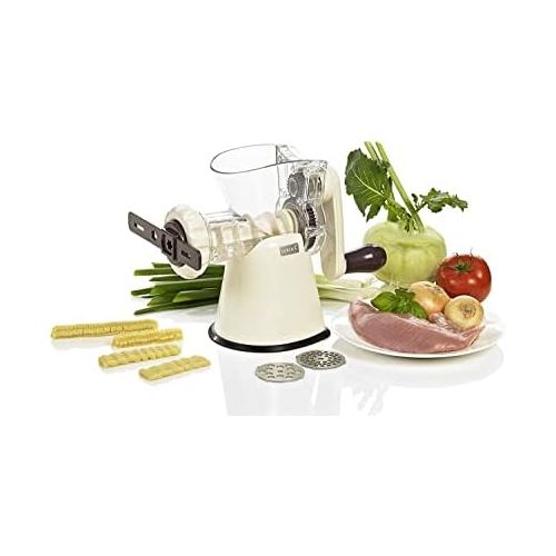  [아마존베스트]Lurch 10250 Mincer with Pastry Attachment Aubergine and Cream