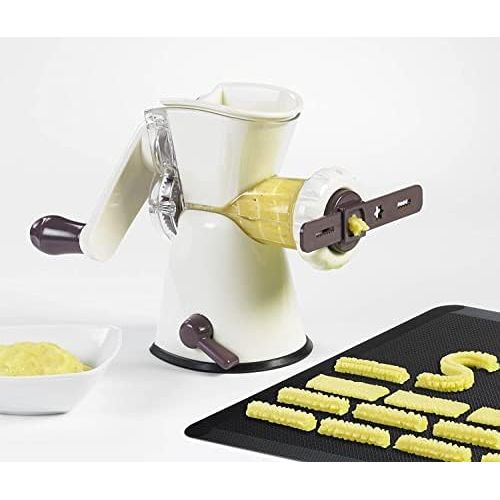  [아마존베스트]Lurch 10250 Mincer with Pastry Attachment Aubergine and Cream