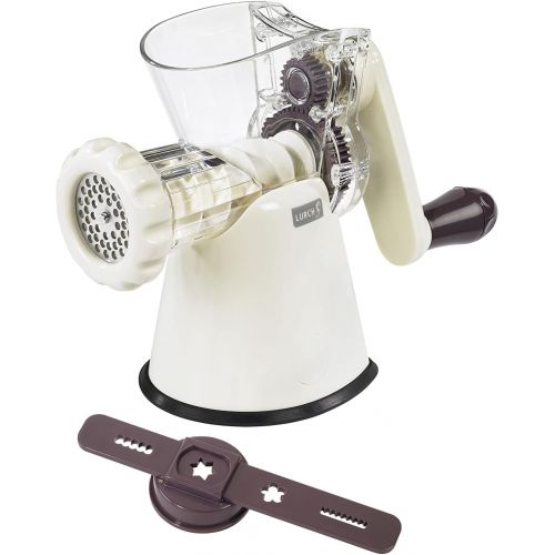  [아마존베스트]Lurch 10250 Mincer with Pastry Attachment Aubergine and Cream