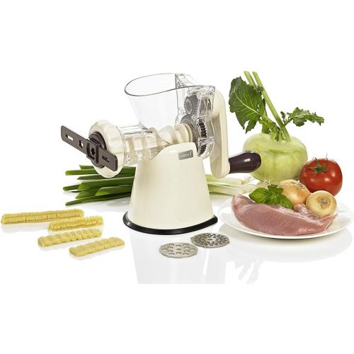  [아마존베스트]Lurch 10250 Mincer with Pastry Attachment Aubergine and Cream