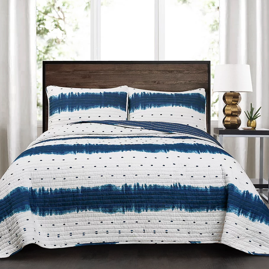 Lush Decor Jane Shibori Reversible Quilt Set