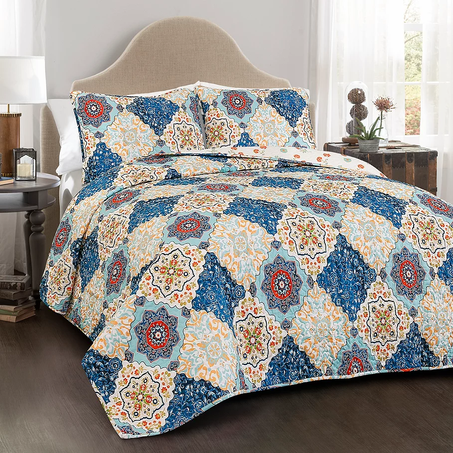  Lush Decor Brooke Quilt Set