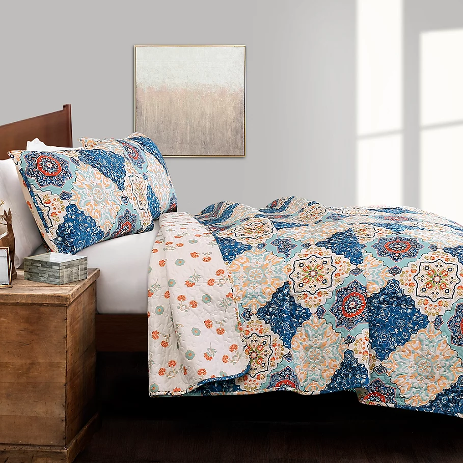  Lush Decor Brooke Quilt Set