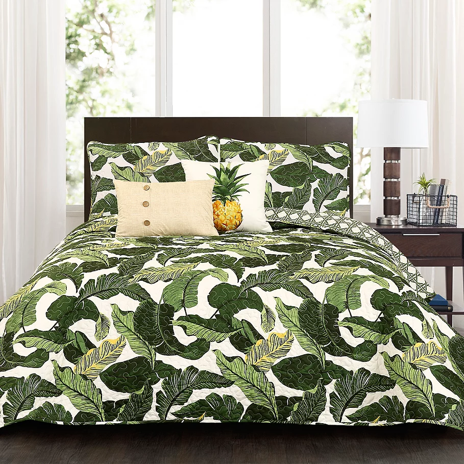 Lush Decor Tropical Paradise Quilt Set