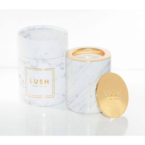  LushNewYork Italian Carrara Marble Candle Vie Scent