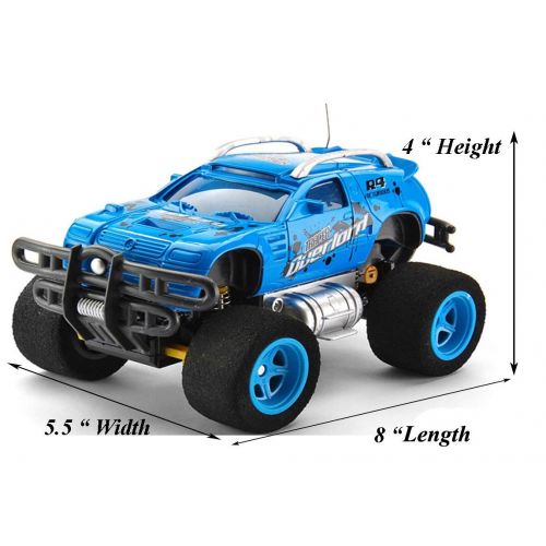  Lutema Tracer Overlord 4CH Remote Control Truck, Blue